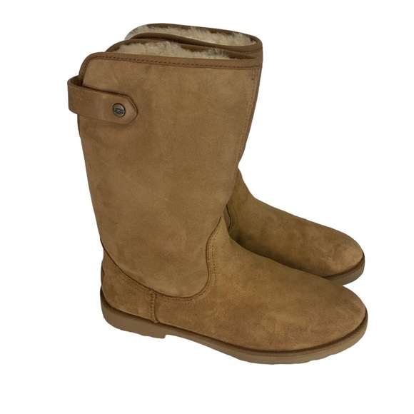 UGG Shoes - UGG Romley Cuffable Boot in Tan 9